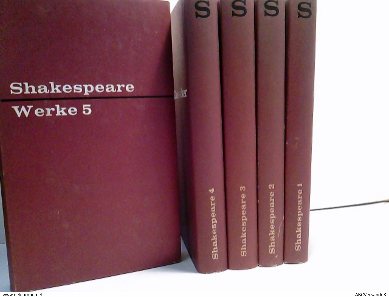 Konvolut Bestehend Aus 5 Bänden (von 5), Zum Thema: Shakespeares Werke In Fünf Bänden. Aus Der Reihe Campe Kla - Deutschsprachige Autoren