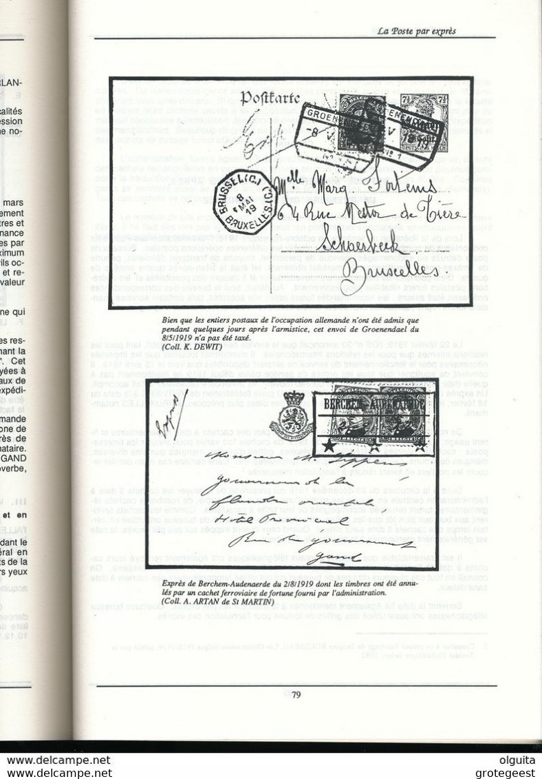 BELGIUM La Poste Par EXPRES En Belgique, Par Lucien Janssens , 123 P. , 1989 , Etat NEUF - RDEL - Philately And Postal History