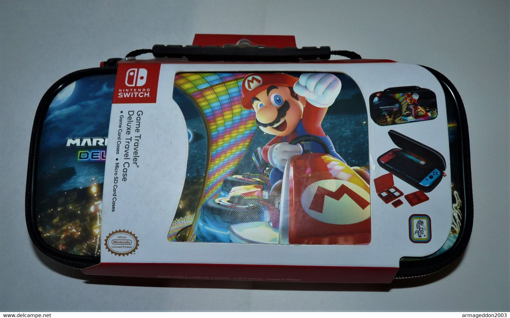 Valise De Transport Officielle Nintendo Switch Mario Kart 8 Deluxe Neuf Scellé - Accessori
