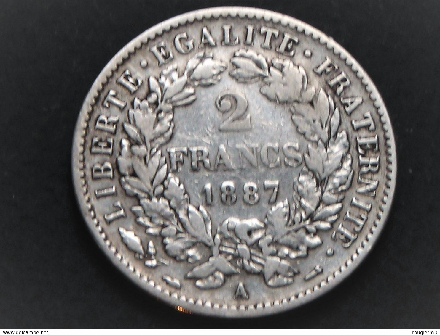 Belle Pièce ARGENT De 1 F CERES De 1887 A - Other & Unclassified