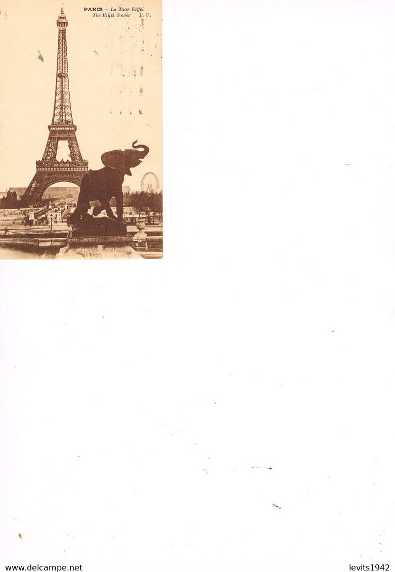 MARQUE POSTALE -  JEUX OLYMPIQUES 1924 - PARIS DEPART - 20-04-1924 - - Sommer 1924: Paris