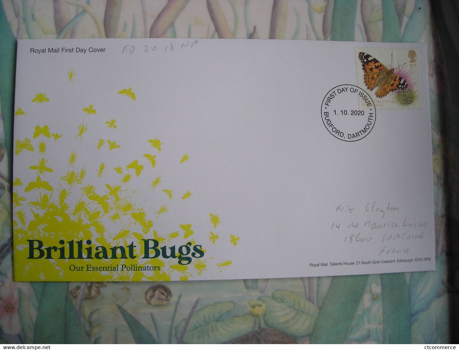 Brilliant Bugs, Painted Lady, Butterfly, Papillon - 2011-2020 Ediciones Decimales
