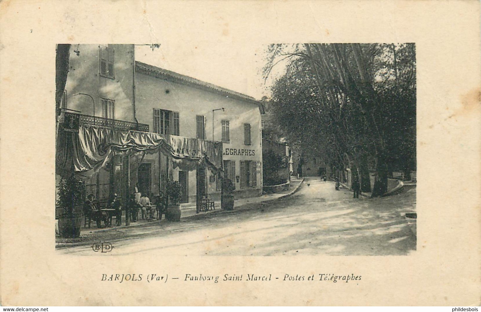 VAR  BARJOLS  Faubourg Saint Marcel Postes Et Télégraphes - Barjols