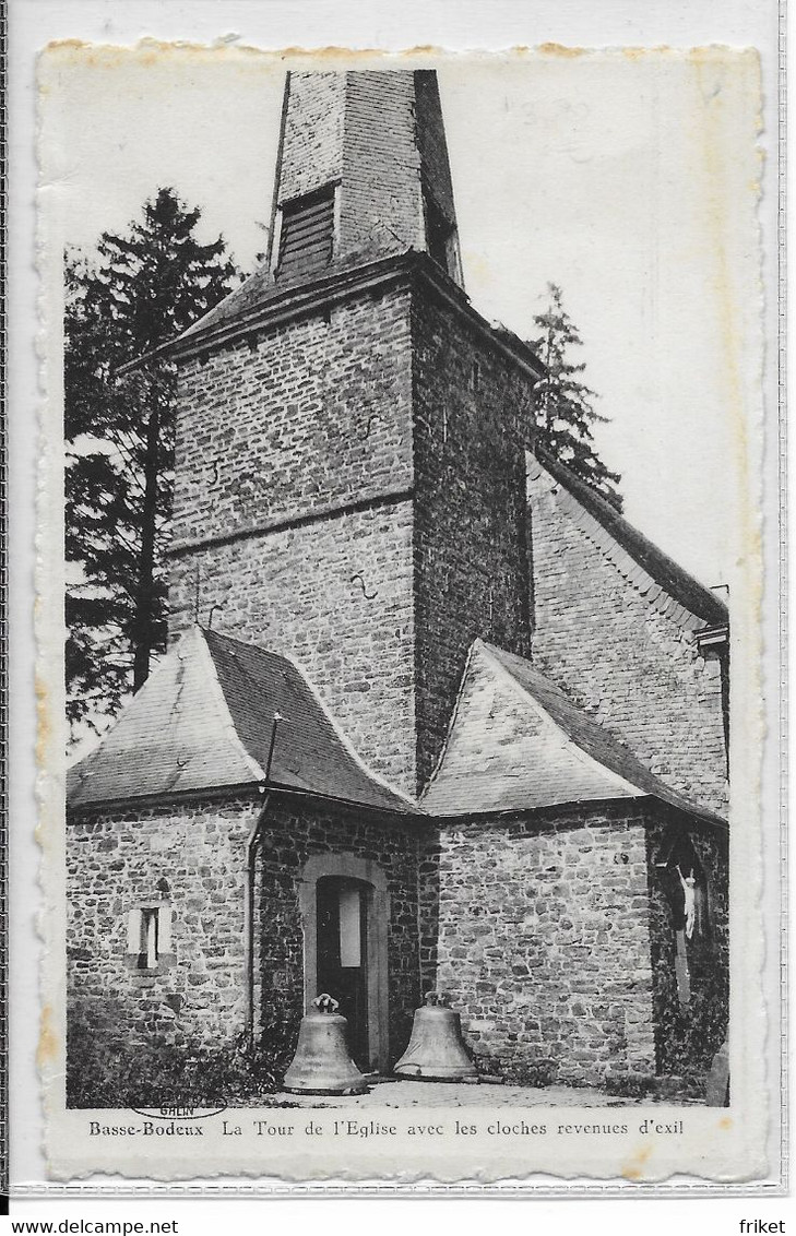 - 701 -    BASSE - BODEUX    ( TROIS-PONTS )       La Tour De L'Eglise - Trois-Ponts