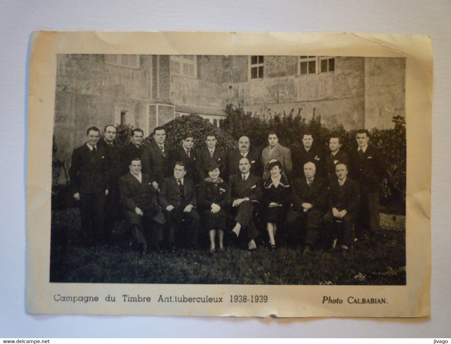 2022 - 679  GERS  :  Campagne Du TIMBRE ANTITUBERCULEUX  1938 - 1939  (Photo CALBABIAN)   XXX - Non Classés