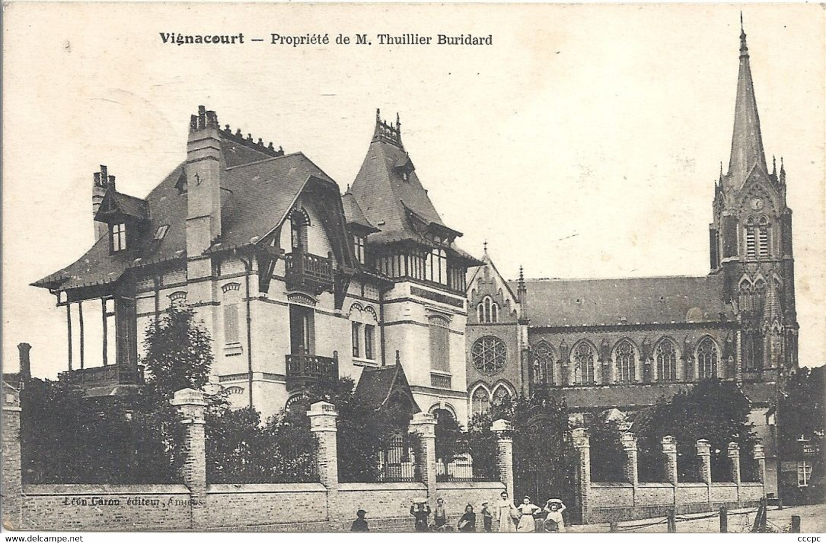 CPA Vignacourt Propriété De M. Thuillier Buridard - Vignacourt