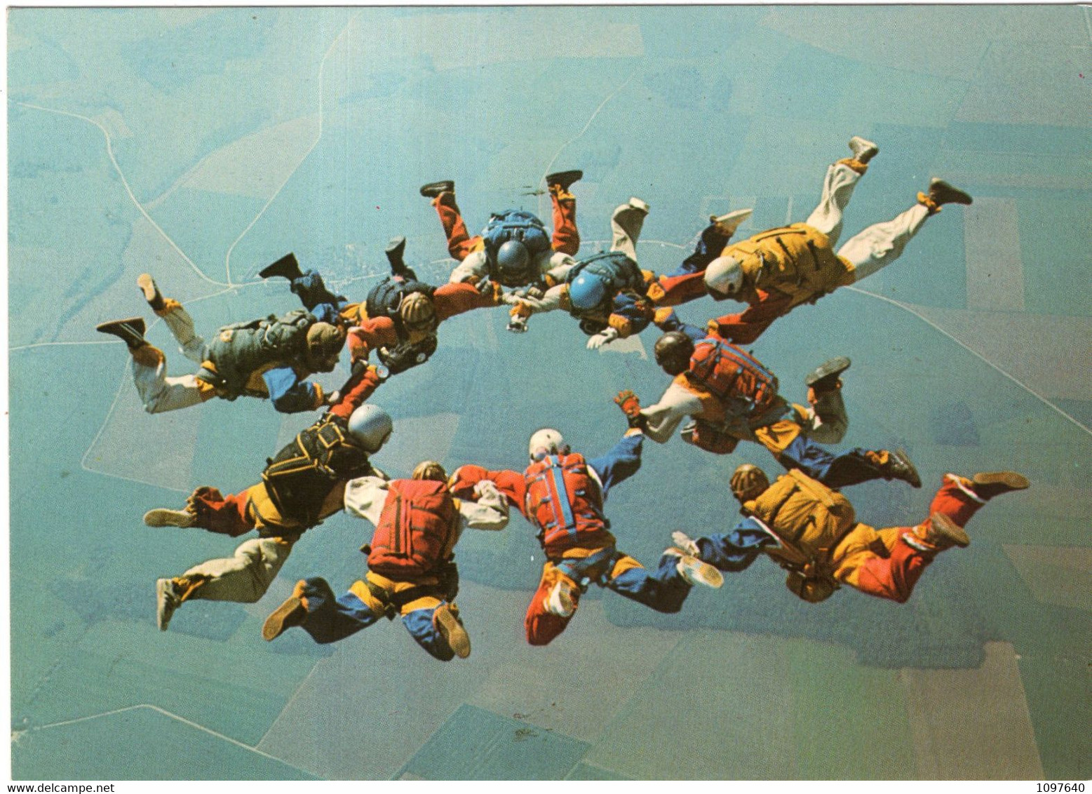 PARACHUTISME : ICARIUS GROUP FRANCE 1974 - Fallschirmspringen