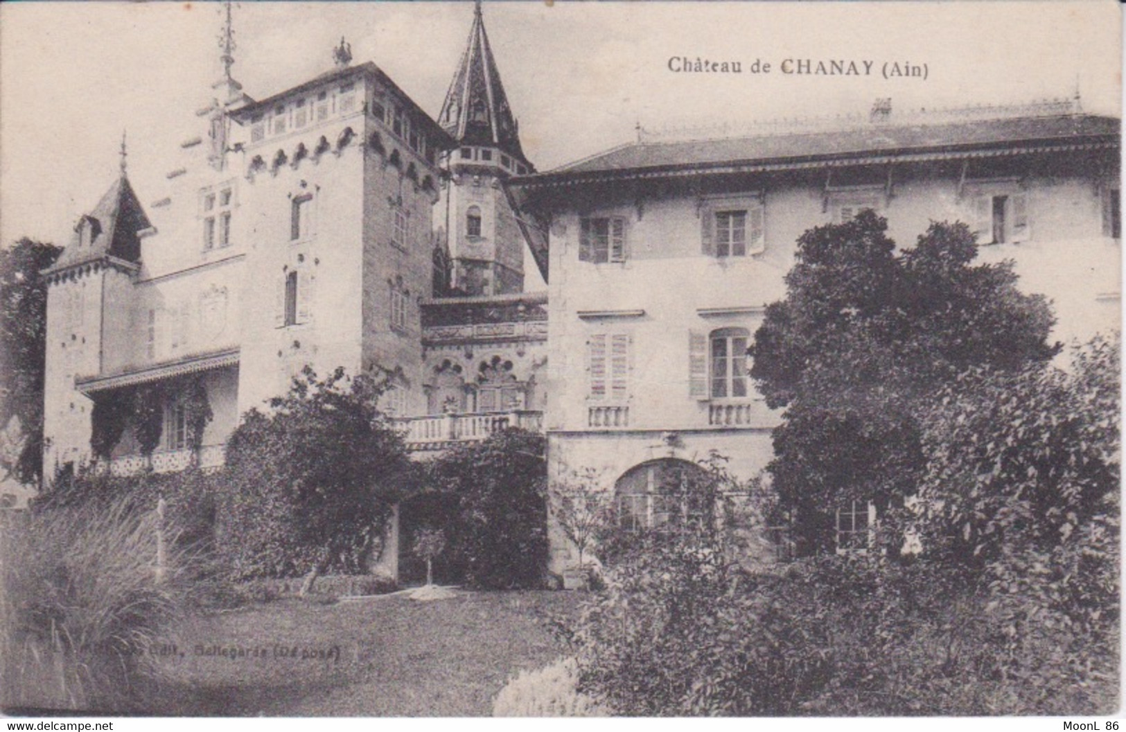 01 - AIN - PRES DE SEYSSEL  - LE CHATEAU DE CHANAY ET  Hôtel Du Chateau De Quinsonnas à CHANAY - Seyssel