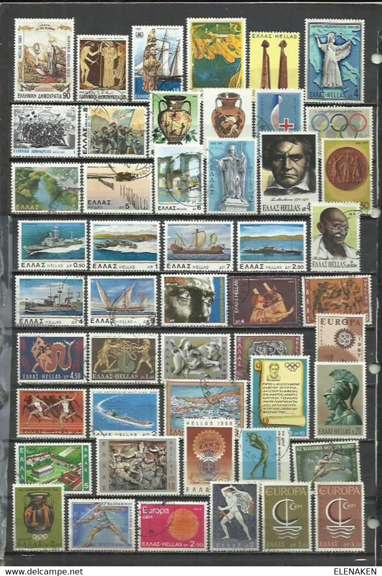 R398-LOTE SELLOS GRECIA SIN TASAR,SIN REPETIDOS,ESCASOS. -GREECE STAMPS LOT WITHOUT PRICING WITHOUT REPEATED. -GRIECHEN - Sammlungen