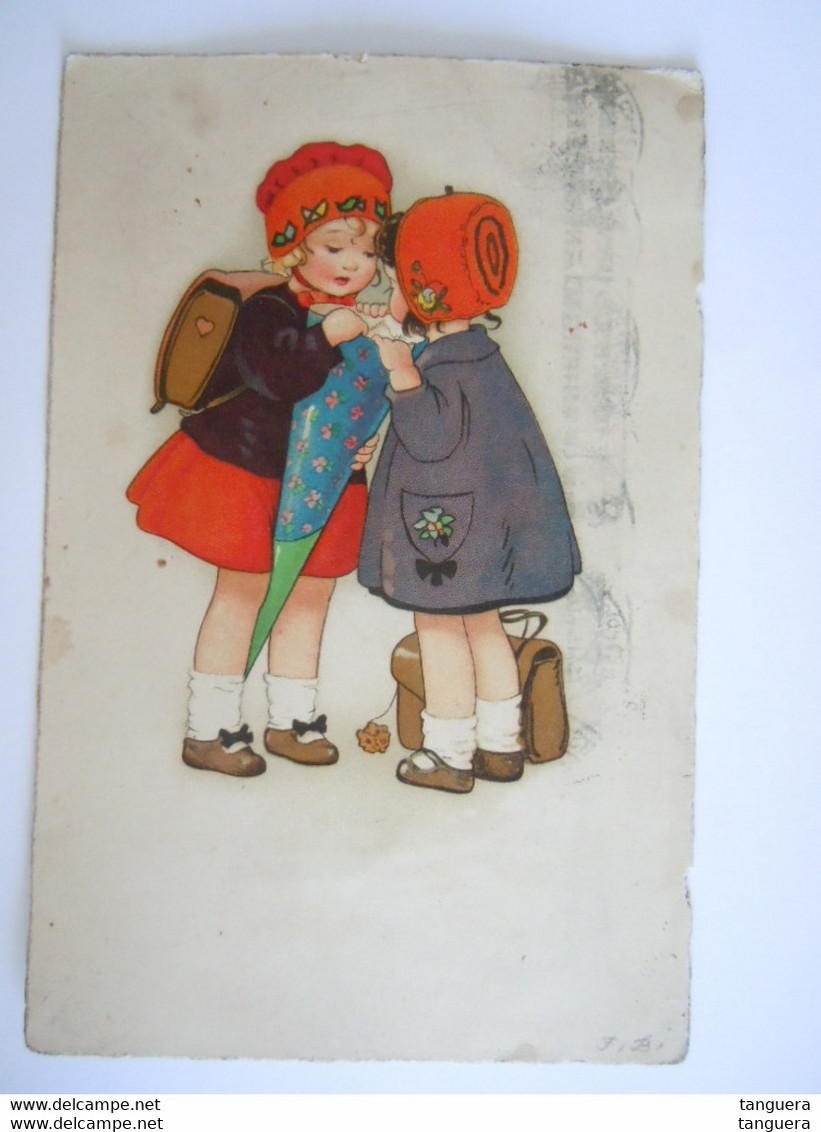 F. Baumgarten Meisjes Boekentas Enfants Cartable Edit M&B Een Beetje Vuil, Un Peu Sale 1929 - Baumgarten, F.