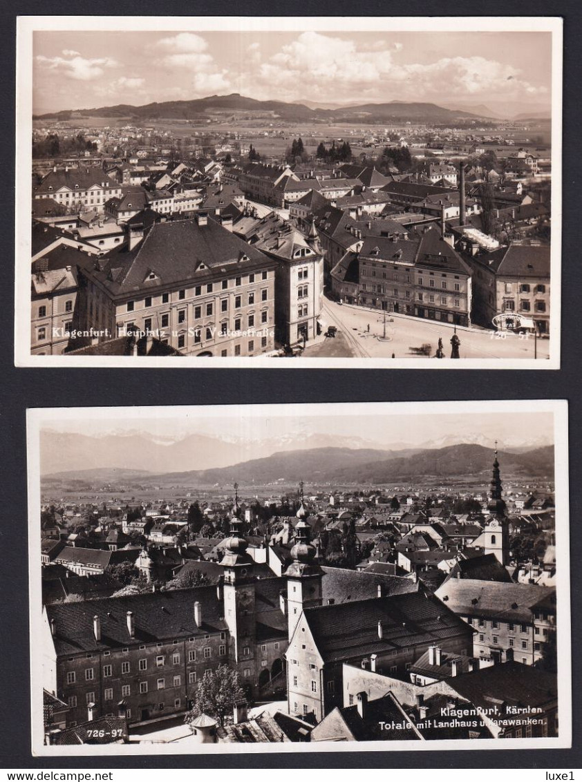 AUSTRIA ,  KLAGENFURT  ,  SIX  OLD  POSTCARDS - Klagenfurt