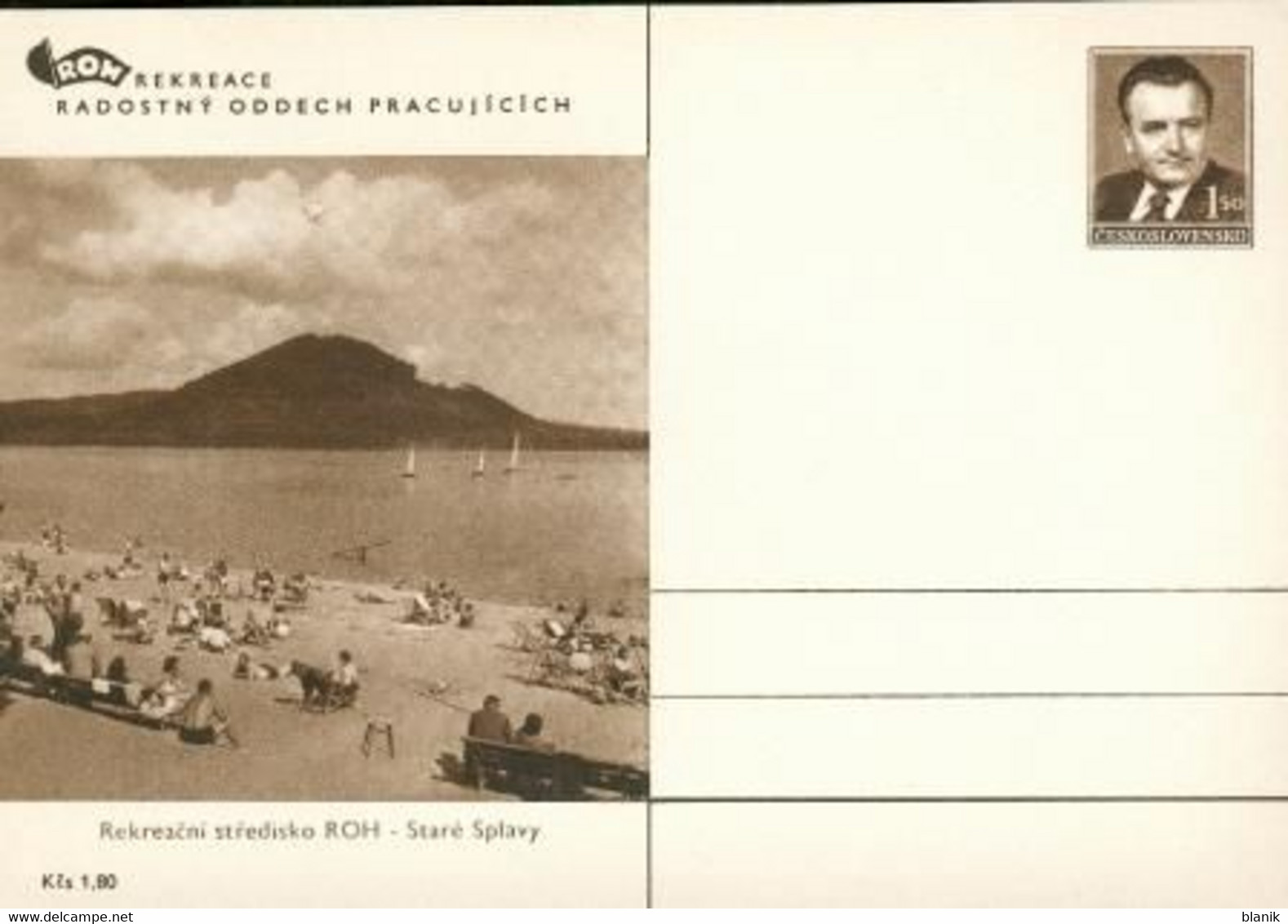 CDV 103 / 10 ** - 1951 ■ Postkarte - Dopisnice ■ Staré Splavy ■ Thammühl Am See - Ohne Zuordnung