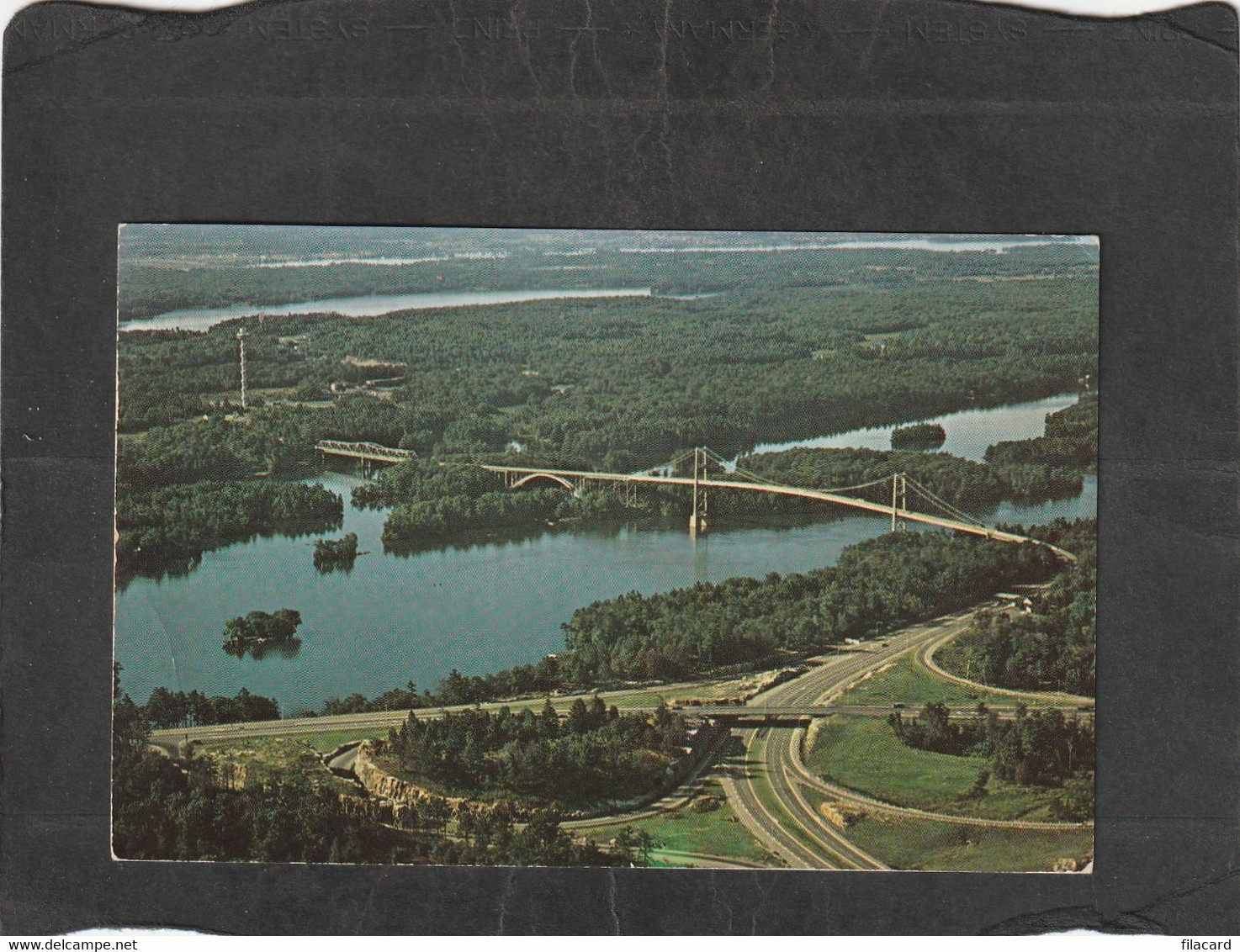 108993       Stati  Uniti,    1000 Islands  International  Bridge,  VG  1978 - Brücken Und Tunnel