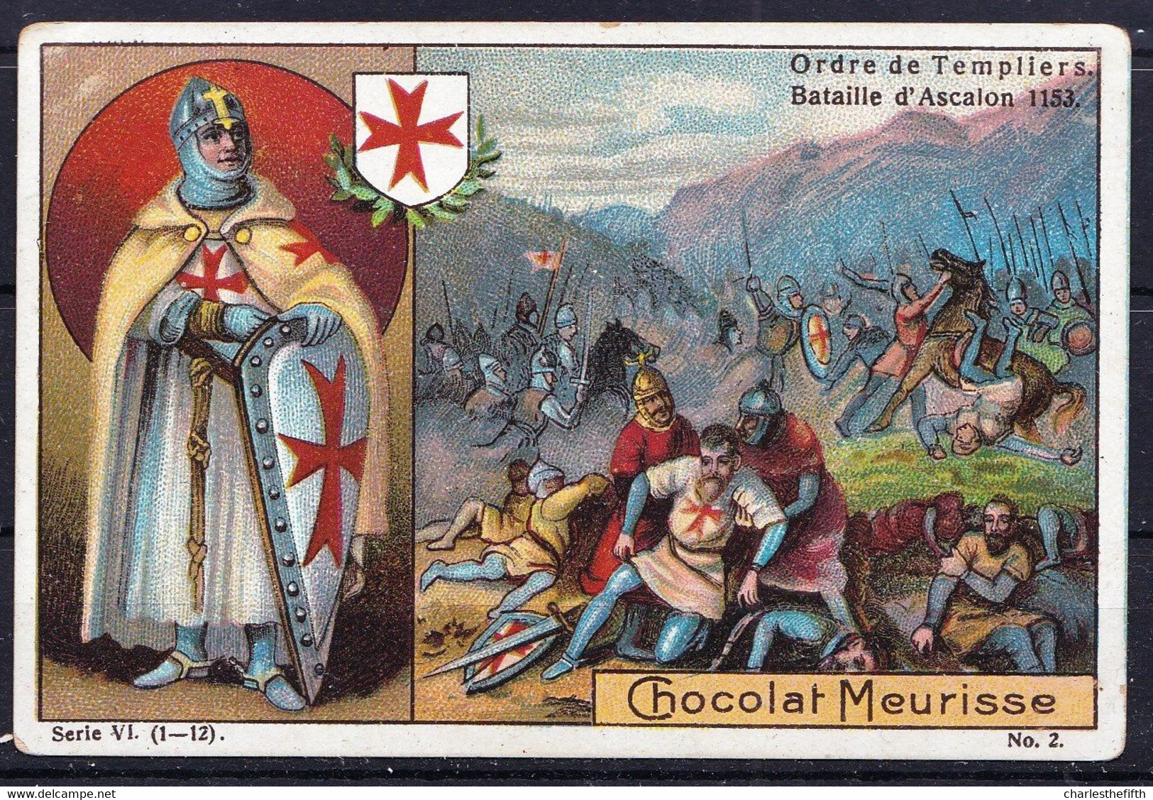 Meurisse (ca 1910) - VI - Ordres Et Décorations - Nr 2 - Ordre De Templiers - Ordre Du Temple - Knights Templar - Autres & Non Classés