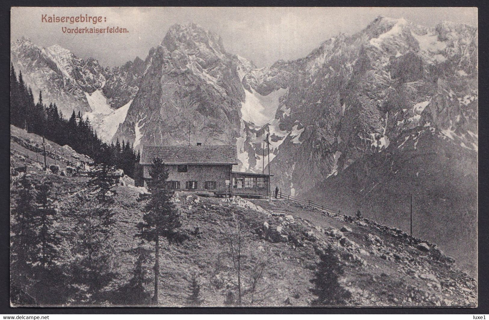 AUSTRIA  , VORDERKAISERFELDEN   ,  OLD  POSTCARD - Kufstein