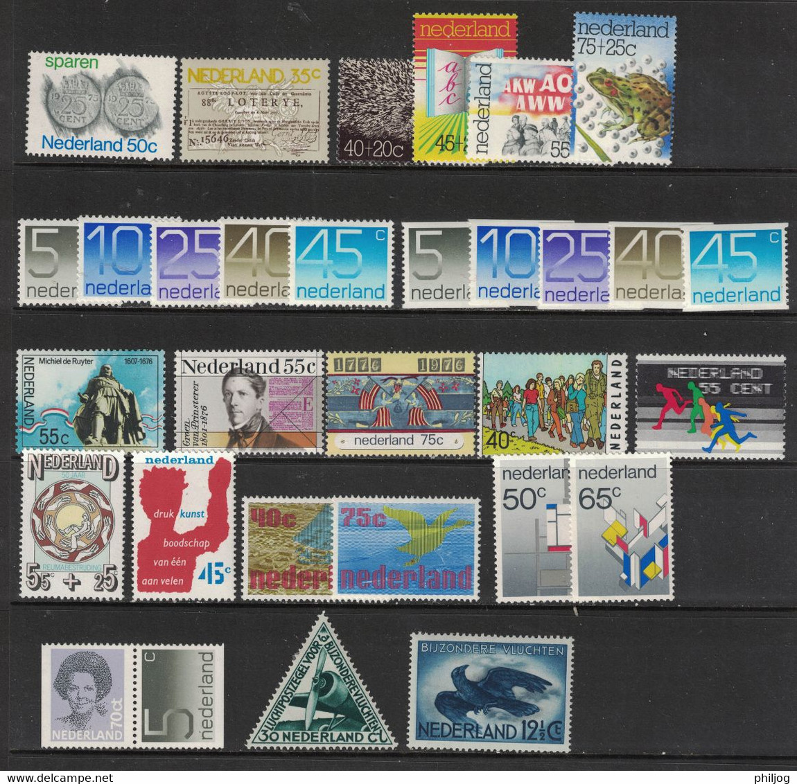 PAys-Bas - Netherland - Niederlande -Yvert 883/1053 Neufs AVEC Charnière - 130 Marken Mit Falz Zwischen Jahr 1971/1976 - Collections