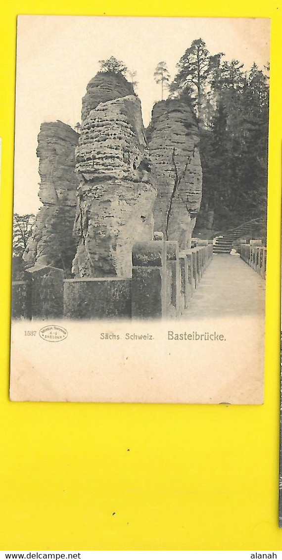 BASTEIBRÜCKE  () Allemagne - Bastei (sächs. Schweiz)