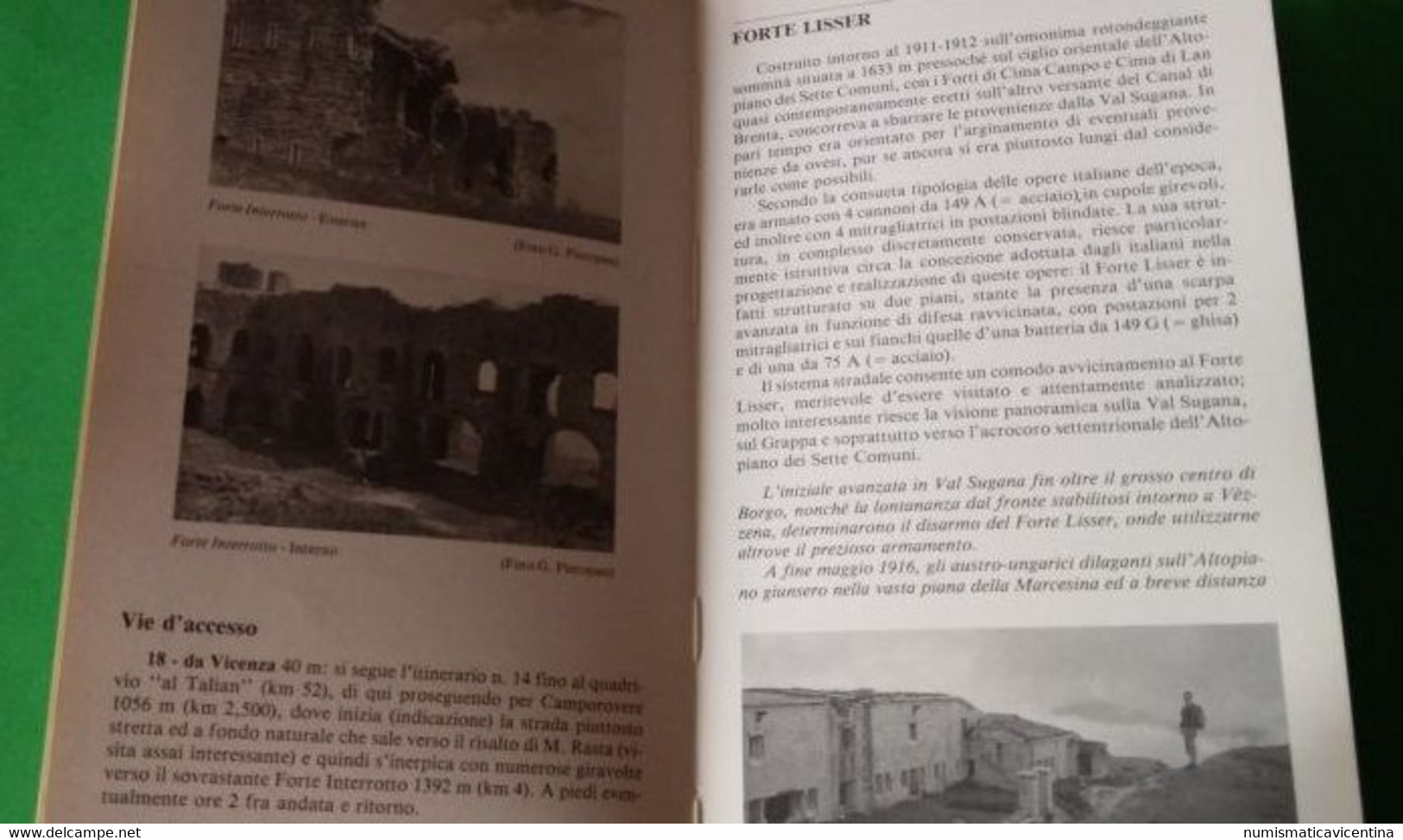 Guida Alle Fortezze Degli Altipiani Di Gianni Pieropan 1 WW Les Forts De La 1 WW The Forts Of The 1WW Vs Austria - Guerra 1914-18