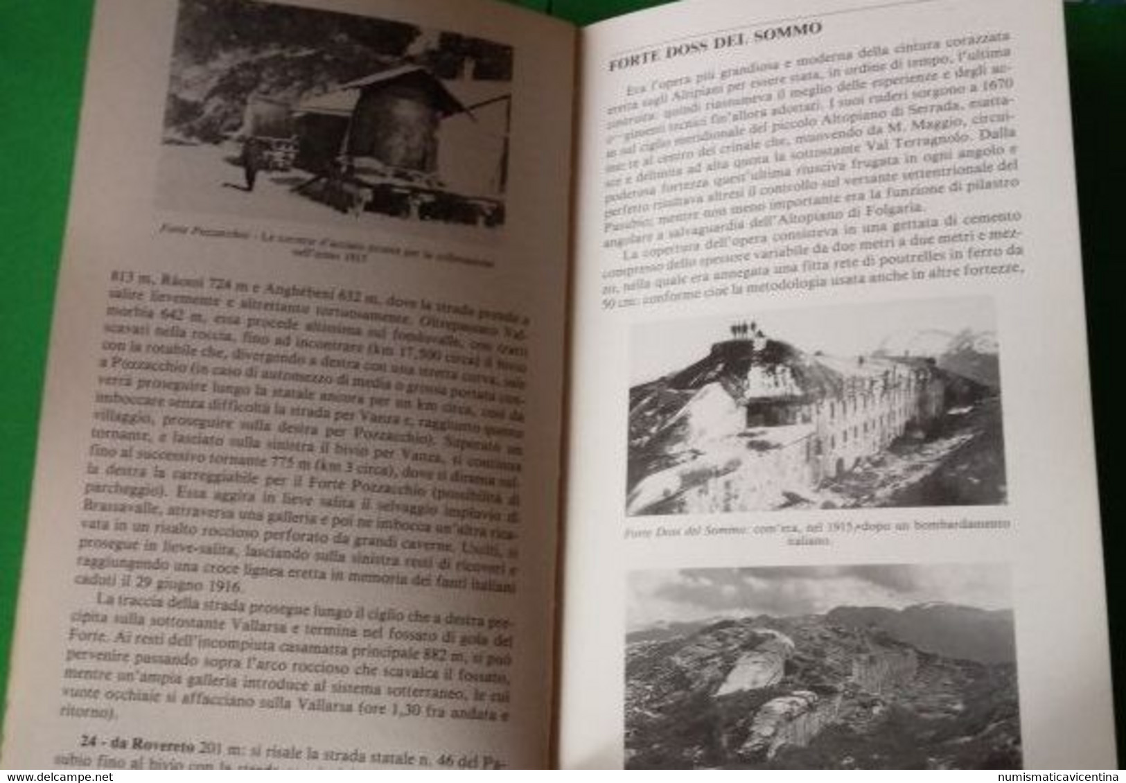 Guida alle fortezze degli Altipiani di Gianni Pieropan 1 WW les forts de la 1 WW the forts of the 1WW vs Austria