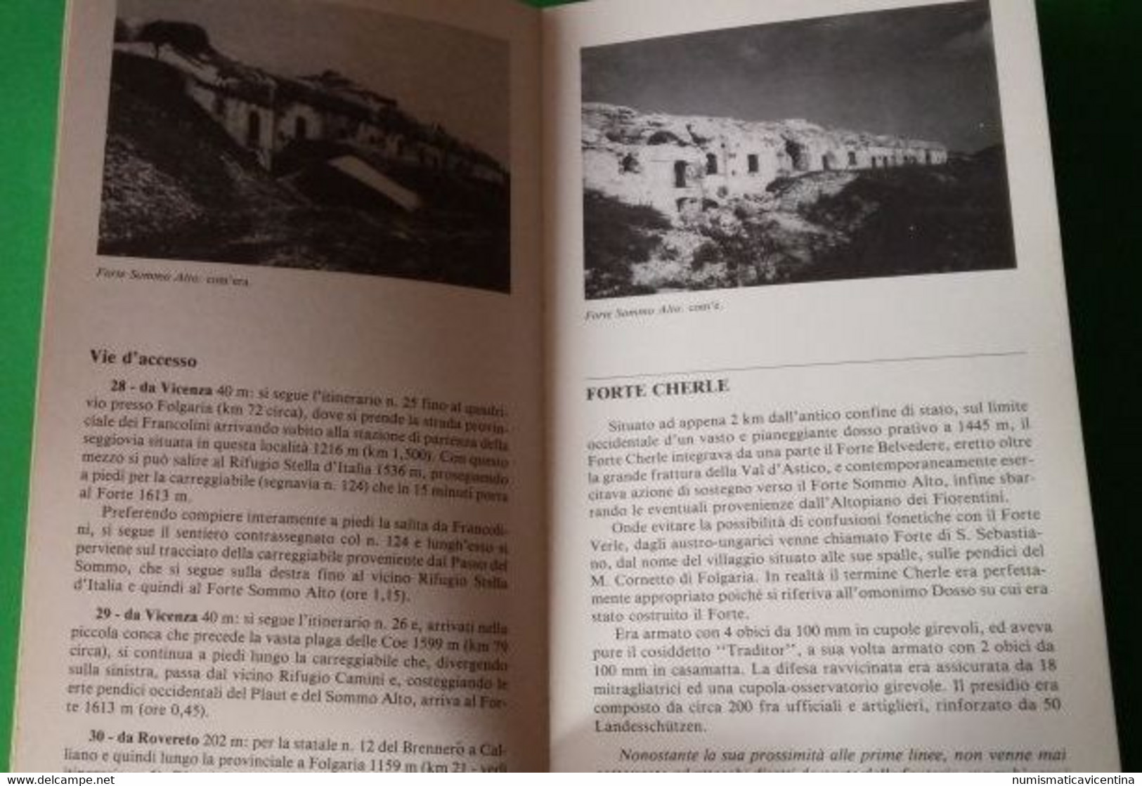 Guida alle fortezze degli Altipiani di Gianni Pieropan 1 WW les forts de la 1 WW the forts of the 1WW vs Austria