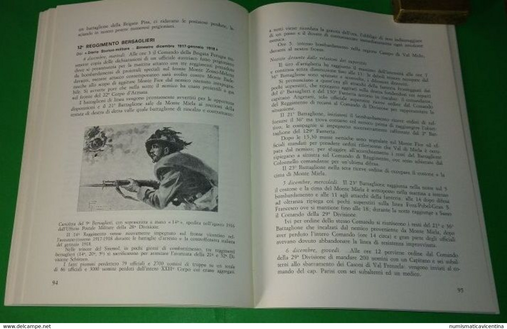 I Bersaglieri Sui Monti Vicentini Di G.Pieropan E A. Kozlovic I Bersaglieri Nella 1 Guerra Mondiale 1915 1918 - Guerra 1914-18