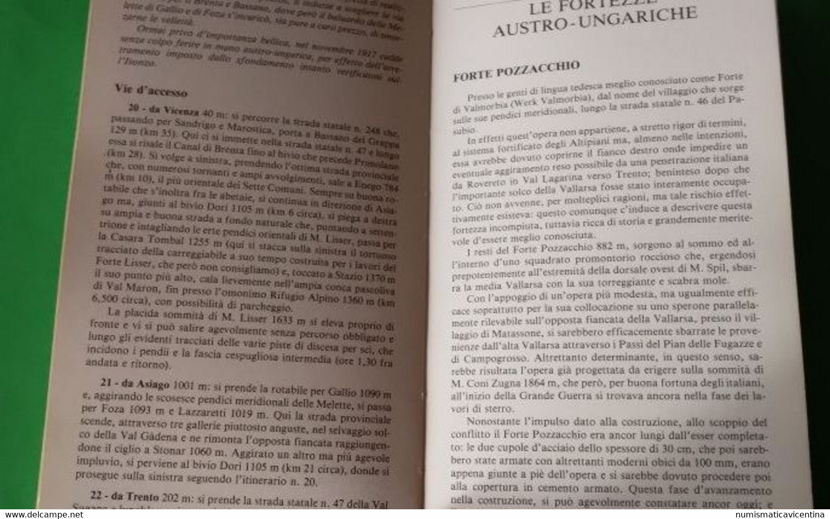 I Bersaglieri Sui Monti Vicentini Di G.Pieropan E A. Kozlovic I Bersaglieri Nella 1 Guerra Mondiale 1915 1918 - Guerra 1914-18