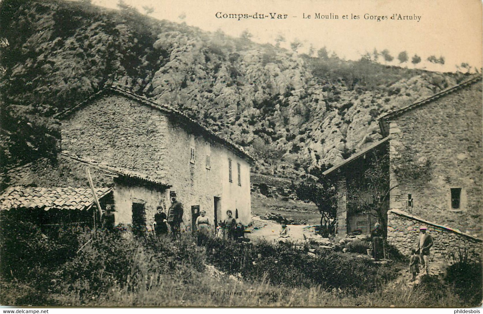 VAR  COMPS Le Moulin Et Les Gorges D'Artuby - Comps-sur-Artuby