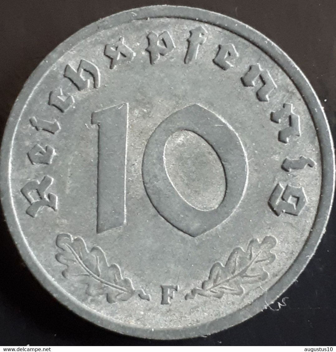 DUITSLAND 10 REICHSPFENNIG 1941 F KM 101  XF+ - 5 Reichspfennig