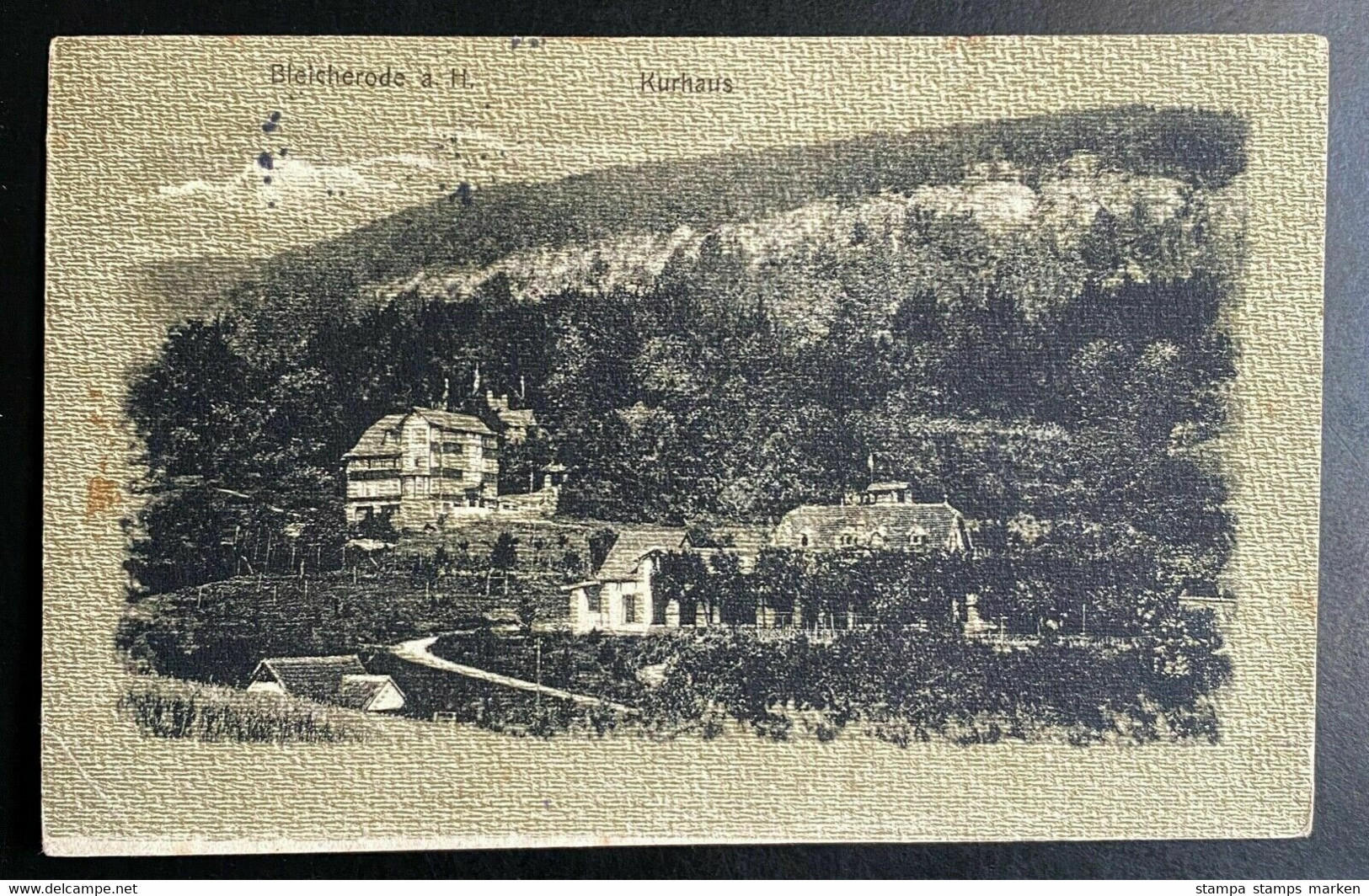 AK Litho Bleicherode A. H. Kurhaus Feldpost Gestempelt Bleicherode  1917 - Bleicherode