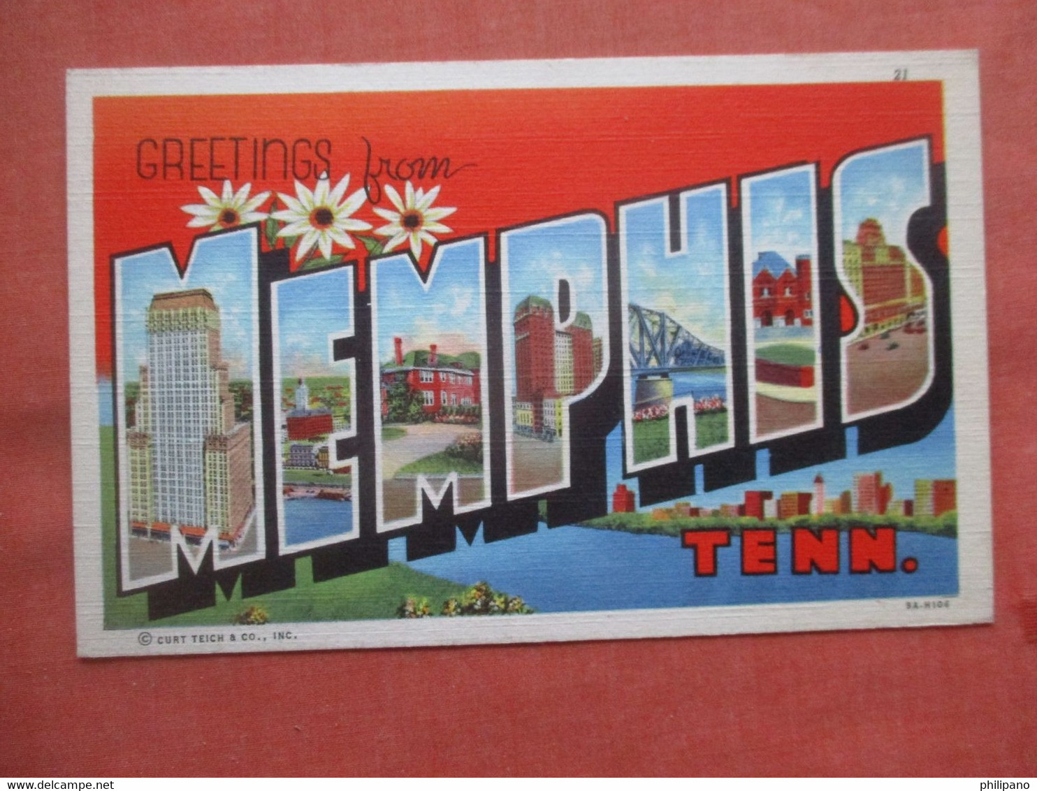 Greetings   Memphis  Tennessee > Memphis      Ref 5475 - Memphis