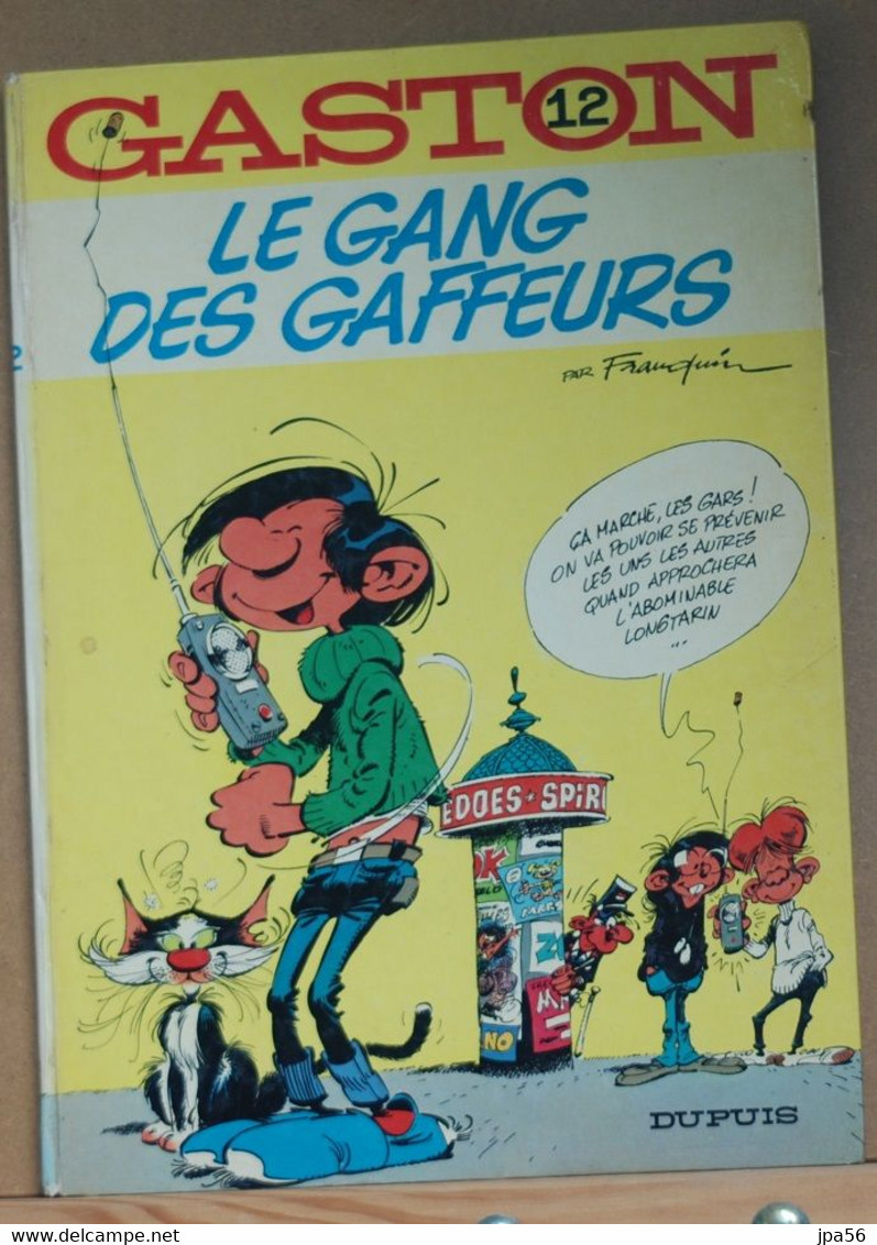 Gaston 12 Le Gang Des Gaffeurs - Franquin - Gaston