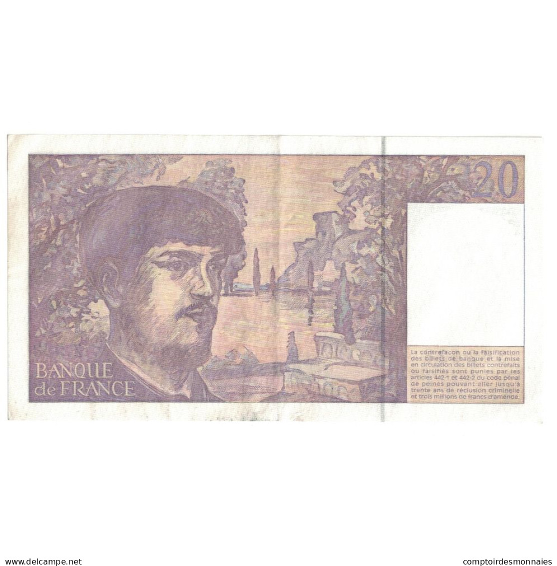 France, 20 Francs, Debussy, 1997, SUP+, Fayette:66ter02a53, KM:151i - 20 F 1980-1997 ''Debussy''