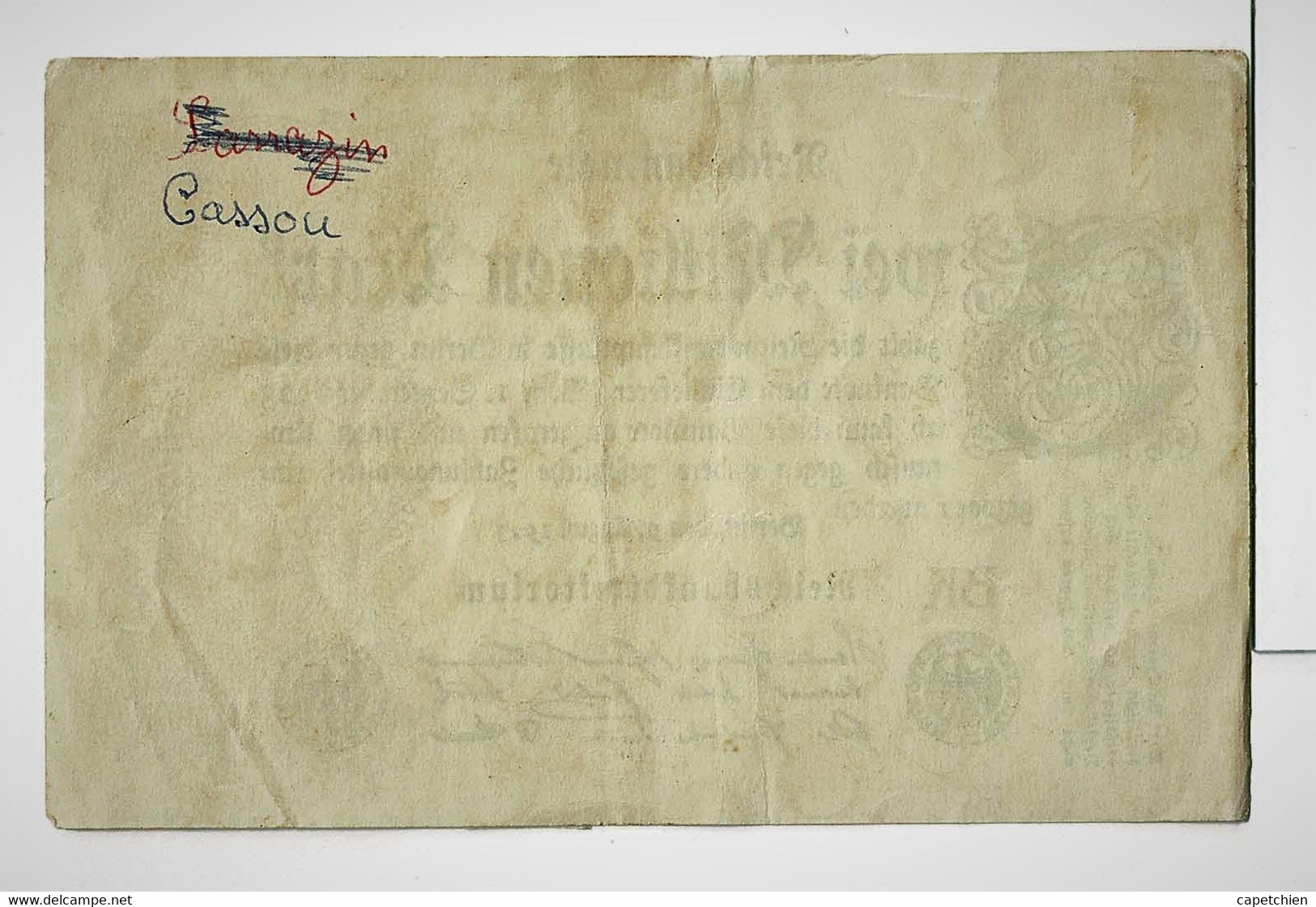 ALLEMAGNE / ZWEI MILLIONEN MARK / 2 MILLIONS DE MARK  / 09 AOUT 1923 - 2 Miljoen Mark