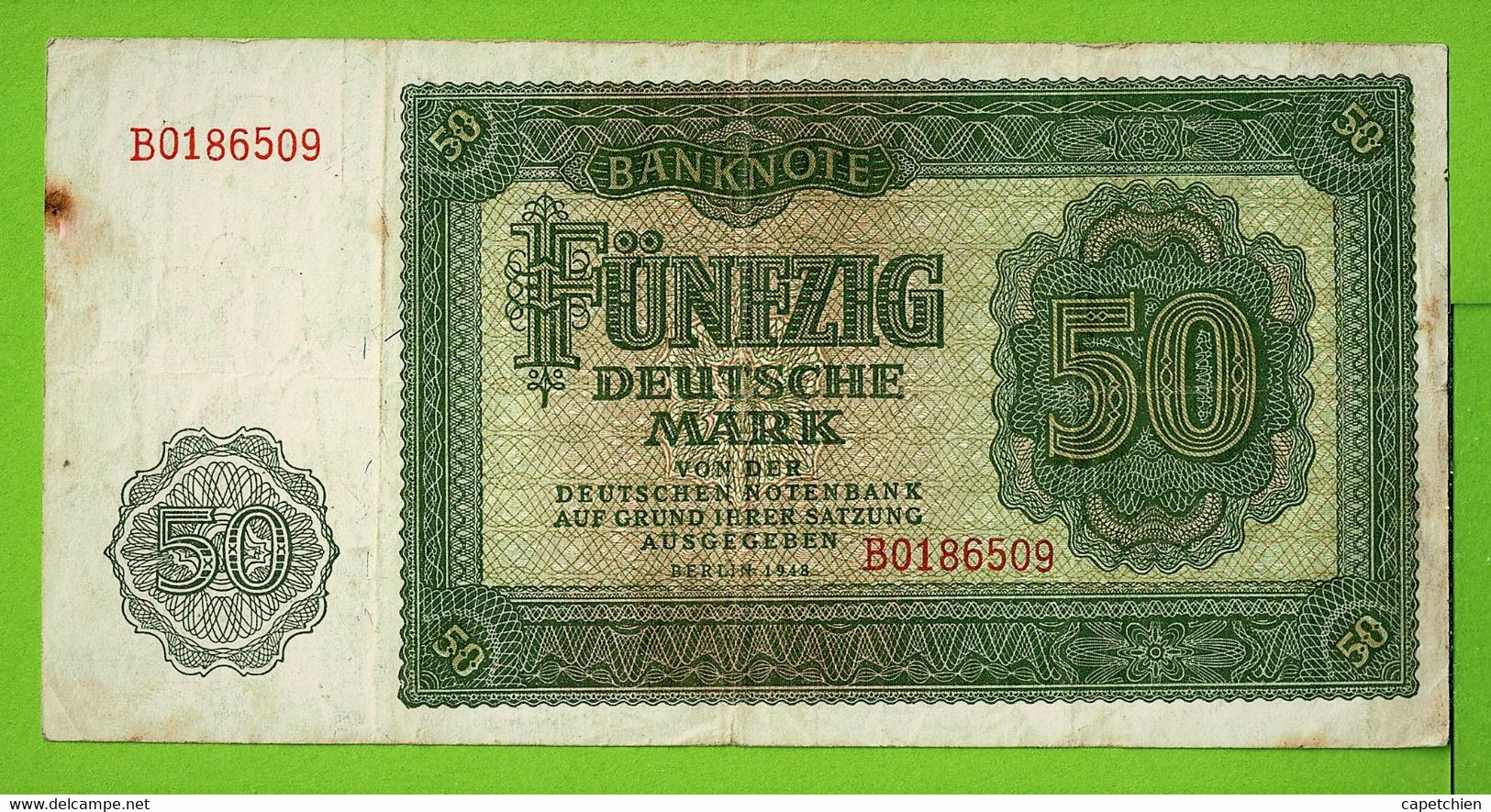 ALLEMAGNE / 50 MARK  / 1944 /SERIE B + 7 CHIFFRES / B  1865509 - 50 Mark