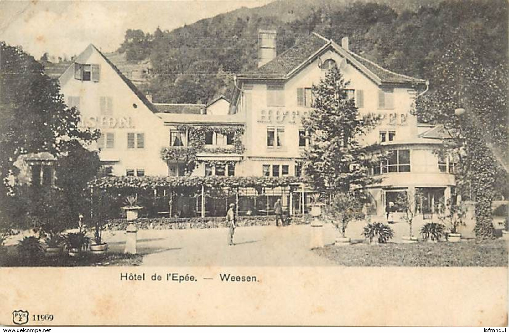 Pays Div -ref  Z952 - Suisse - Hotel De L Epee A Weesen  - - Weesen