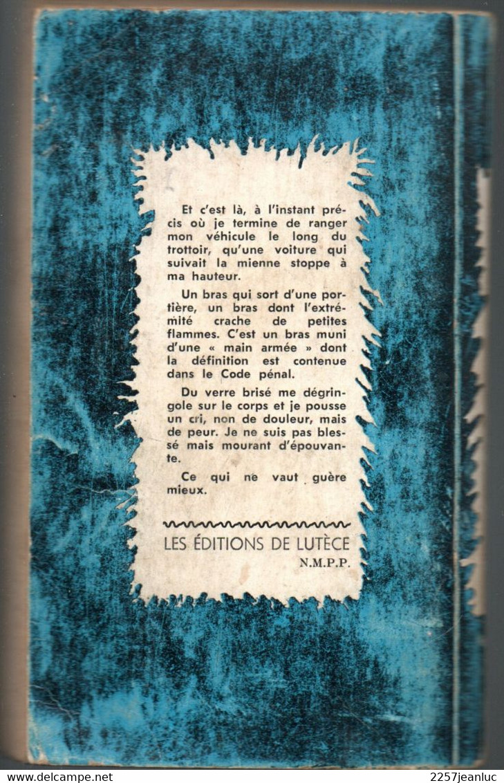 Roman Policier Mitraillettes En Vadrouille  R.Lorenzo Editions De Lutèce De 1968 - Lutèce, Ed. De