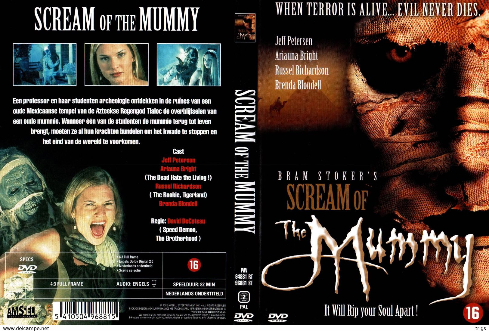 DVD - Scream Of The Mummy - Horreur