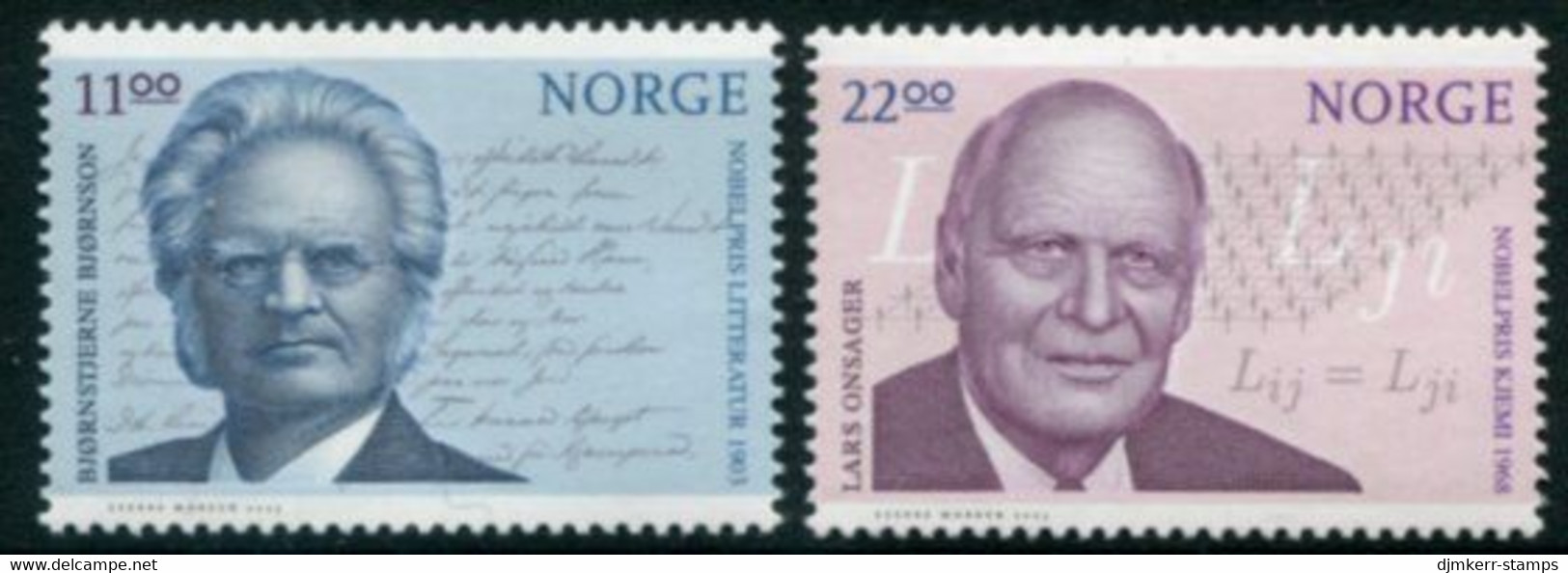 NORWAY 2003 Nobel Prize Laureates MNH / **.  Michel 1482-83 - Nuevos