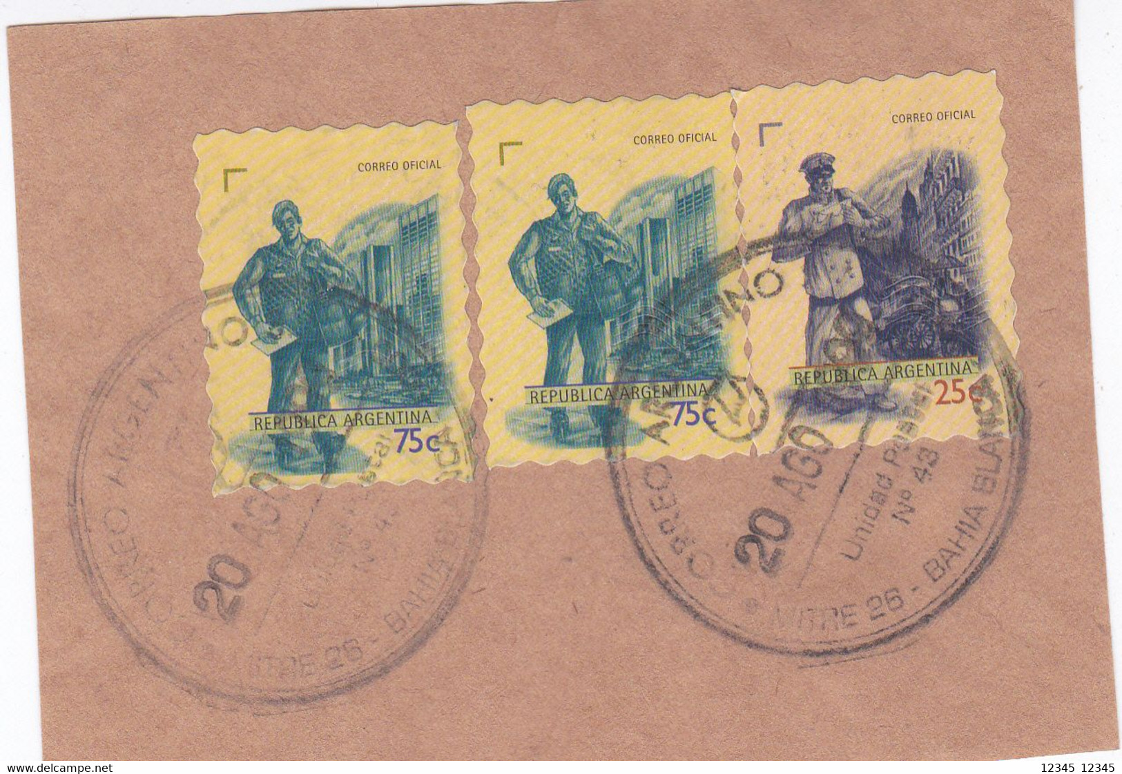 Argentinië 1998, Gebruikt USED, Postman - Usados