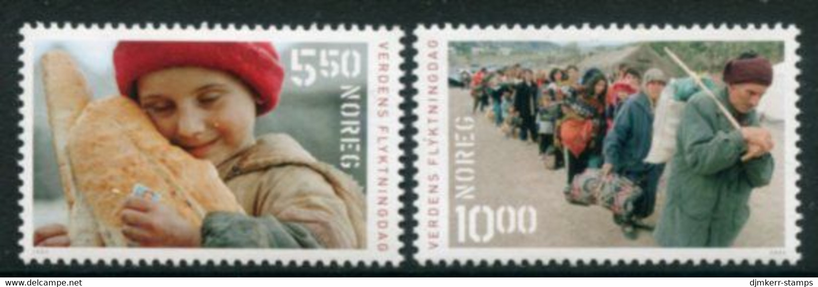 NORWAY 2003 World Refugee Day MNH / **.  Michel  1469-70 - Ungebraucht