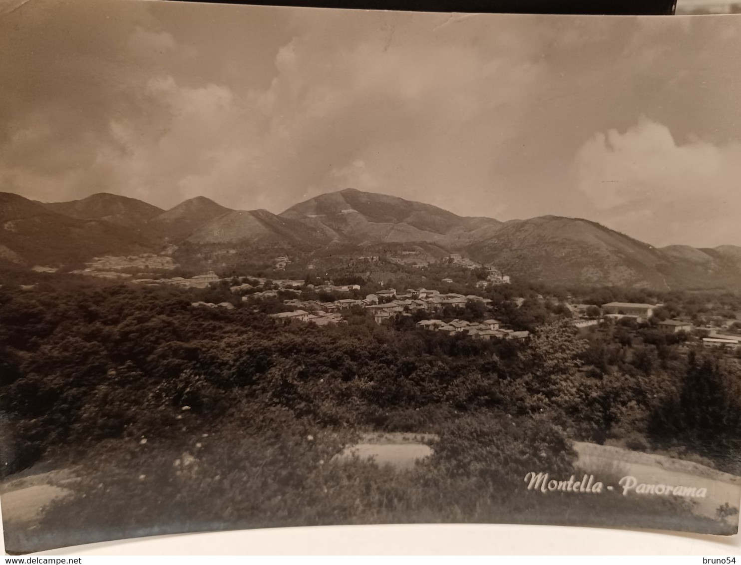 Cartolina Montella Provincia Di Avellino Panorama 1959 - Avellino