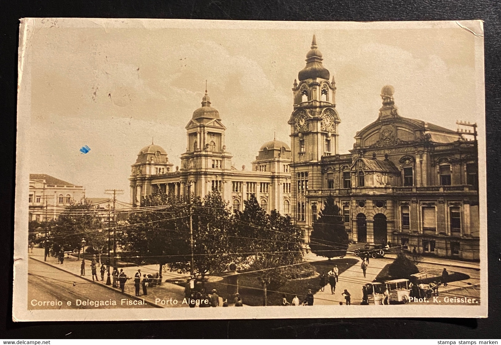 AK Fotografie Porto Alegre Correio E Delegacia Fiscal 1929 - Porto Alegre