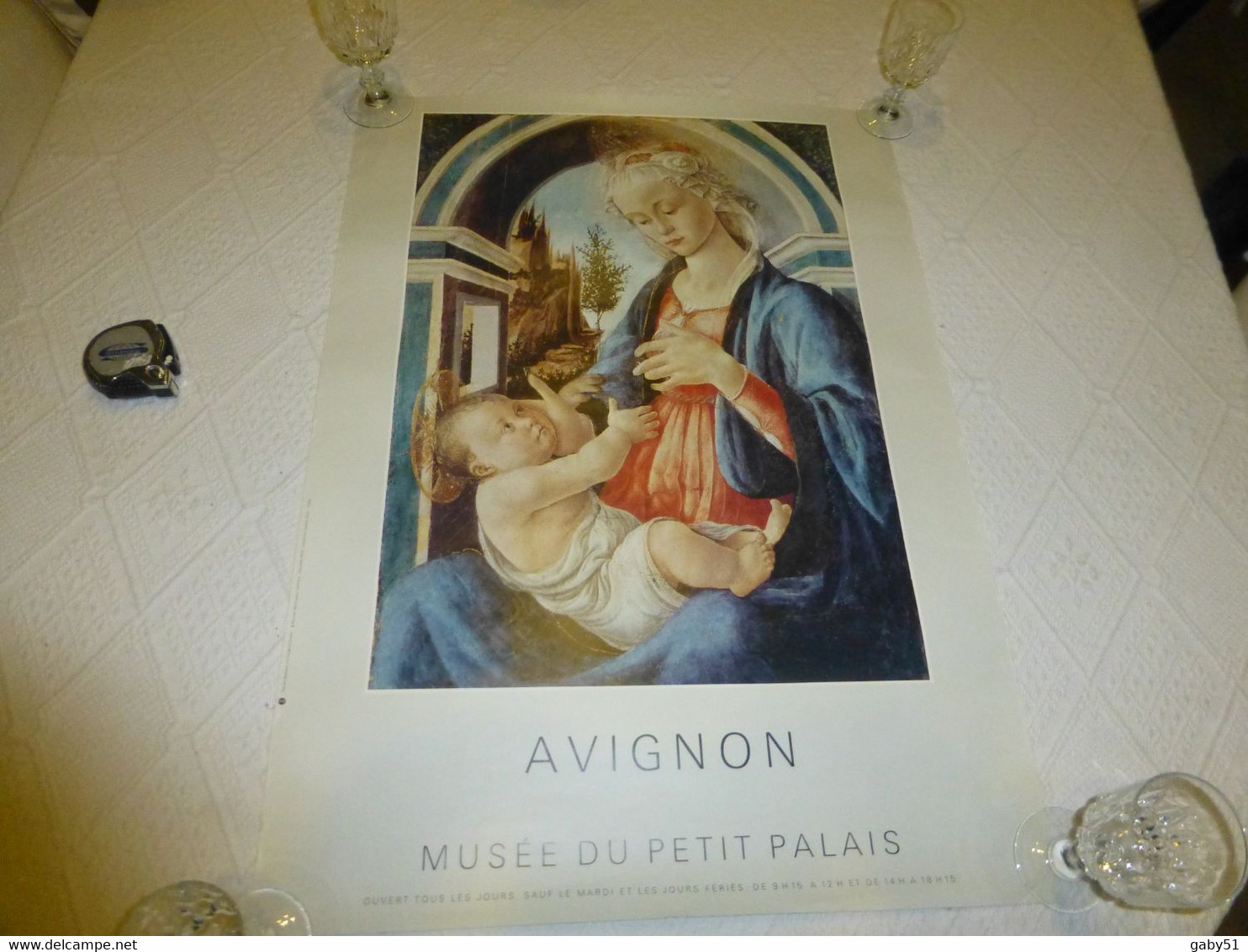 AVIGNON, Petit Palais, Botticelli Vierge Et Enfant, Affiche   ; R10 - Afiches