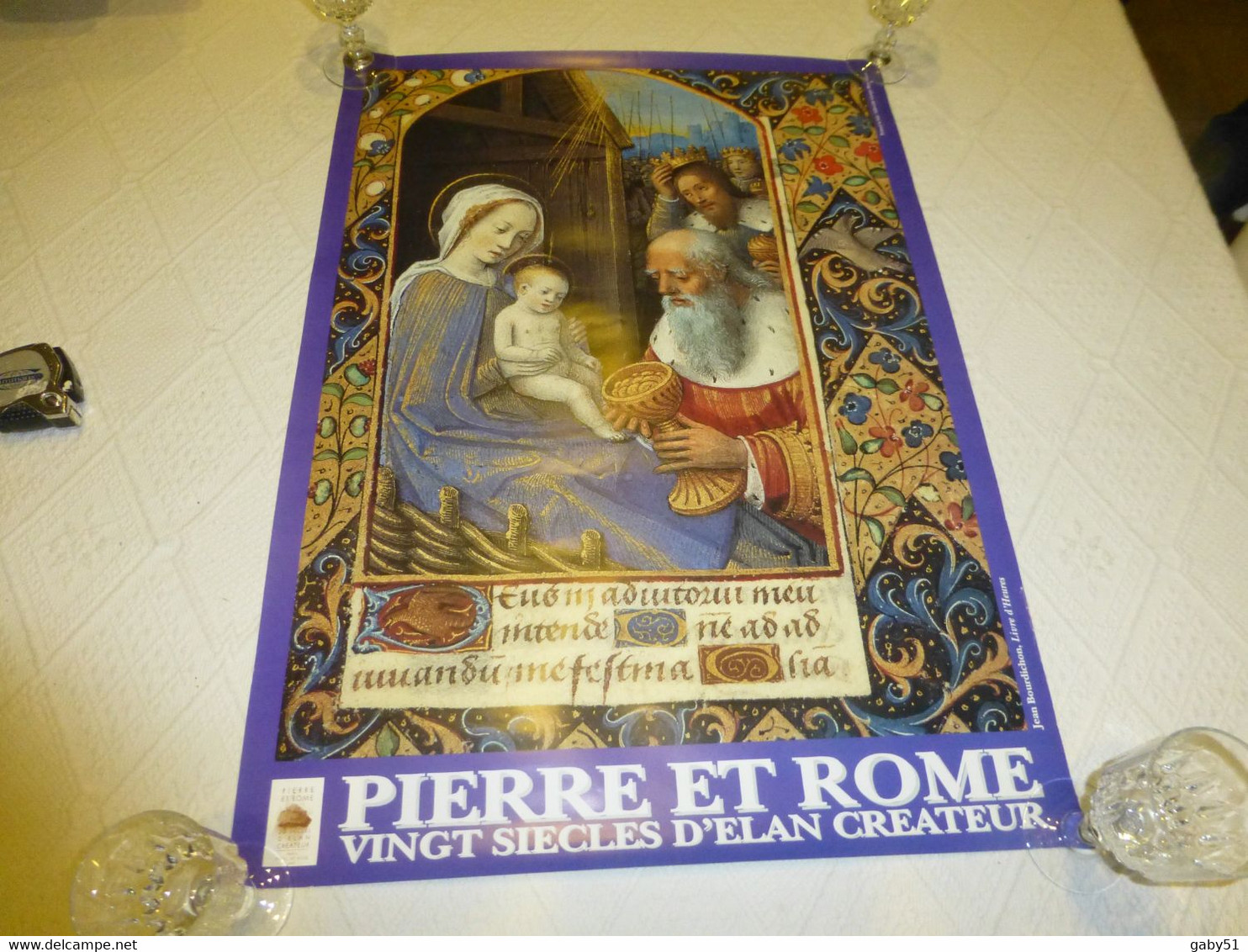 Pierre Et Rome, Livres D'heures, Paris Hôtel De Ville Affiche 1997  ; R10 - Afiches