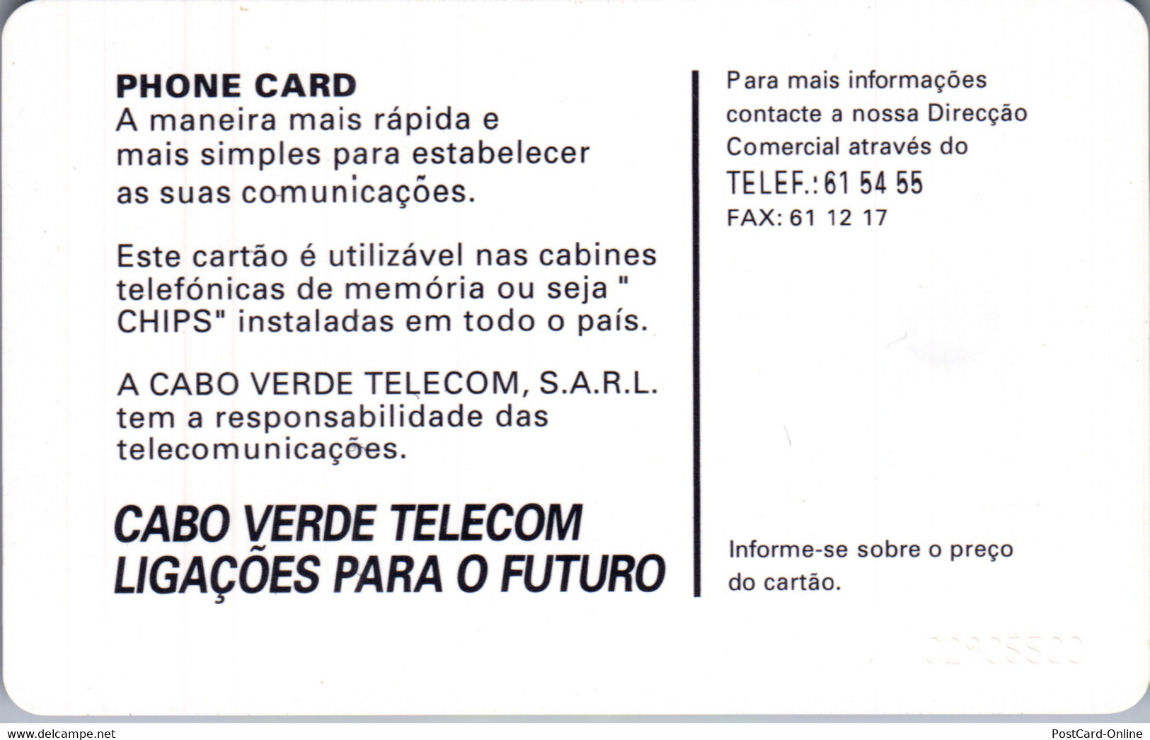 30431 - Kapverden - Tabanka , Cabo Verde Telecom , 1999 - Cabo Verde