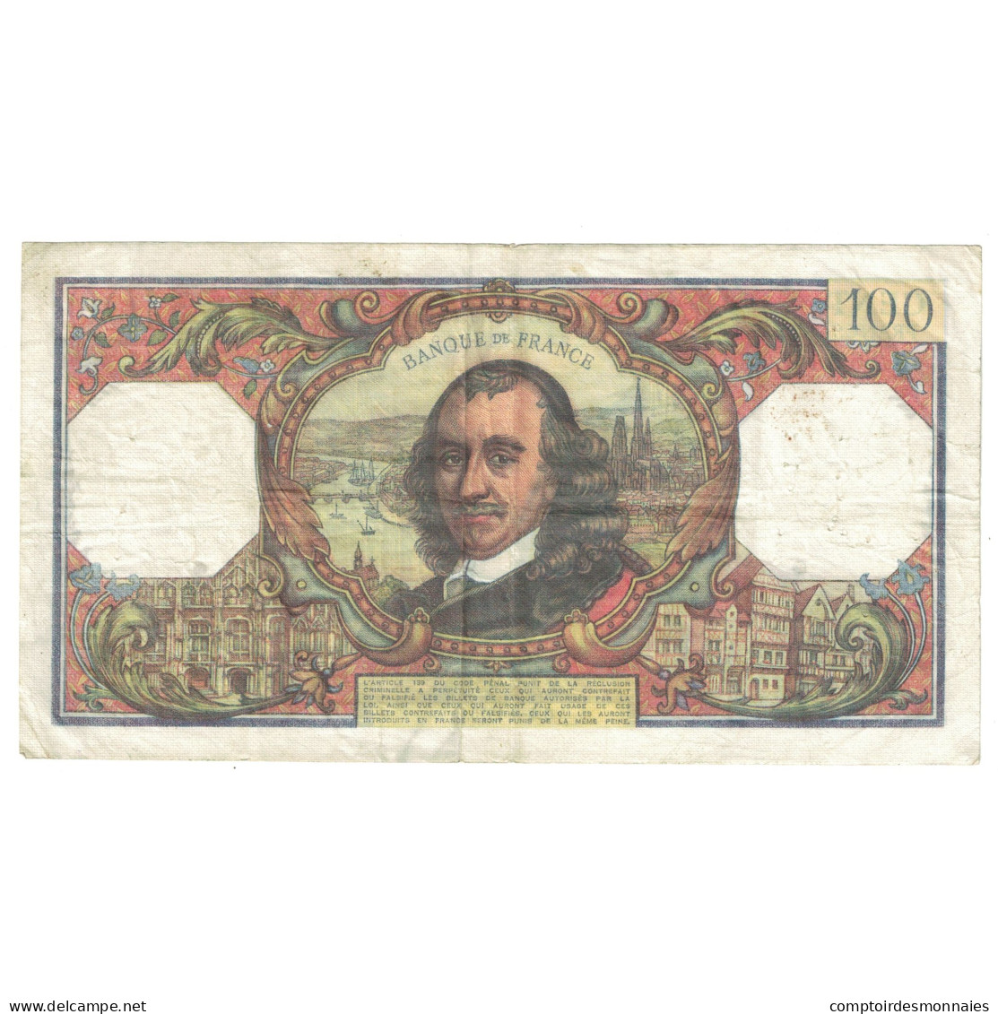 France, 100 Francs, Corneille, 1976, E.944, TB+, Fayette:65.52, KM:149f - 100 F 1964-1979 ''Corneille''