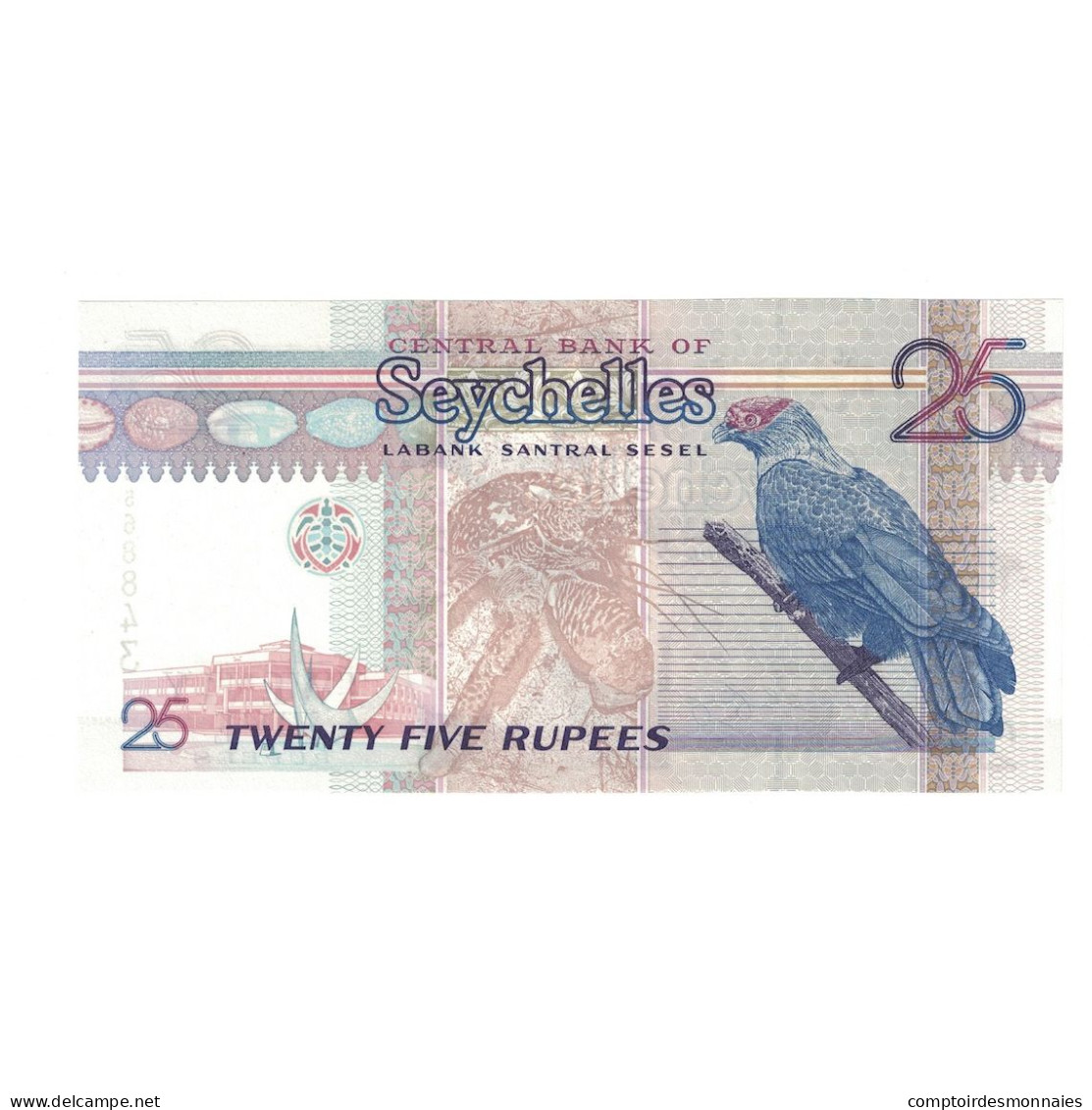 Billet, Seychelles, 25 Rupees, 1998, KM:37, NEUF - Seychelles