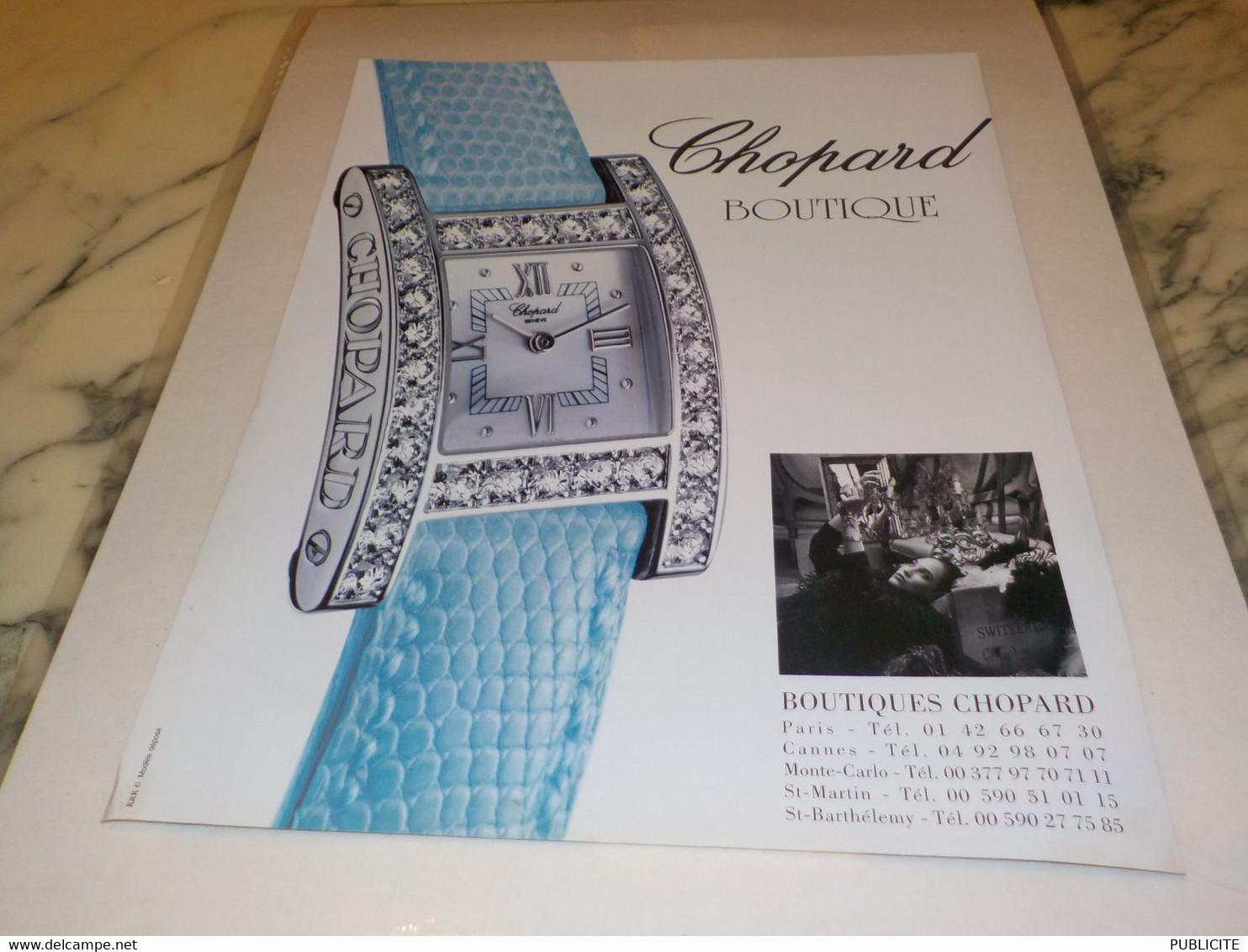 PUBLICITE MONTRE  CHOPARD 2000 - Autres & Non Classés