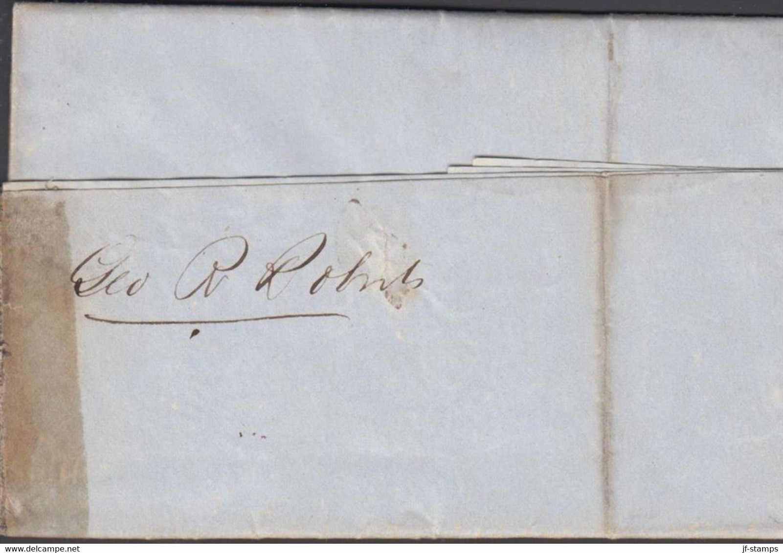 1831. USA. CHICAGO JUN 12 ILL + 5 On Small Cover. - JF428320 - …-1845 Prefilatelia