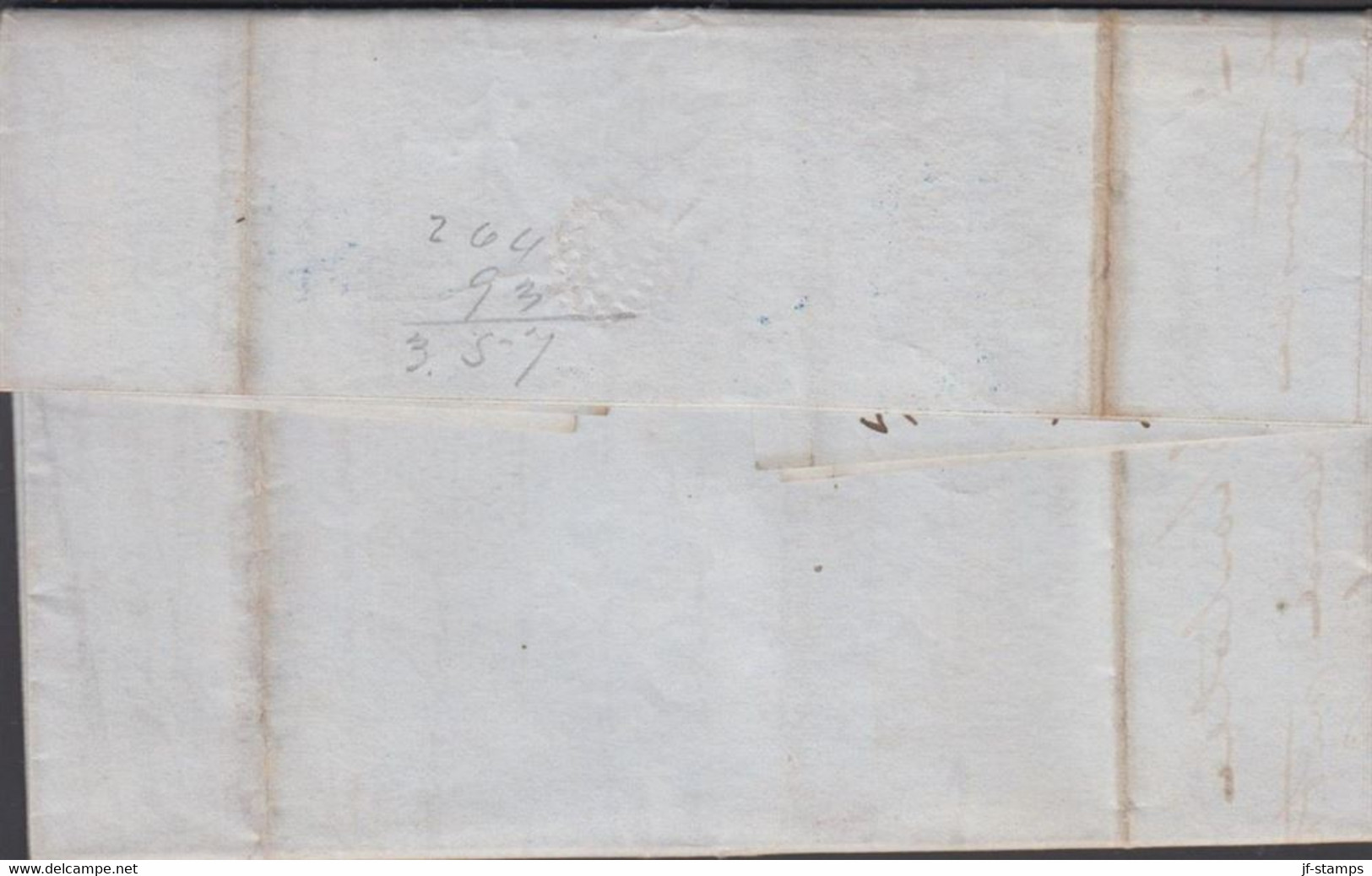 1848. USA. 5 + WATERTOWN SEP 29 N.C. To Salisbury. Sender Bank Of Cape Fear. Interesting Cover And Content... - JF428324 - …-1845 Vorphilatelie
